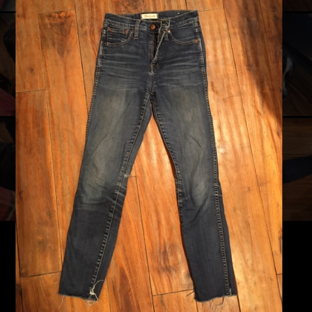 Madewell 10” high riser skinny skinny